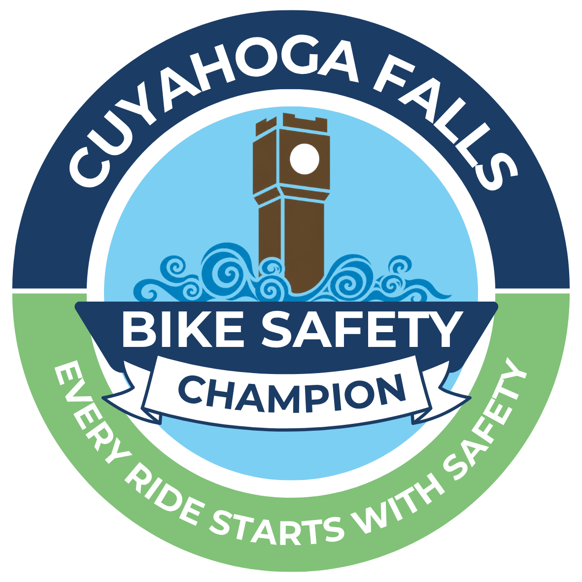 Bike Safety Champion Sticker