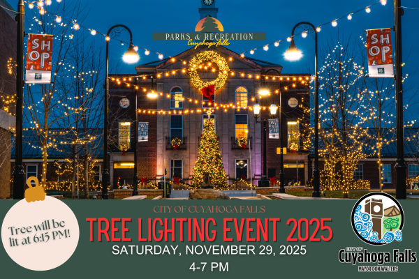Tree Lighting November 29, 2025, from 4 p.m. to 7 p.m. 