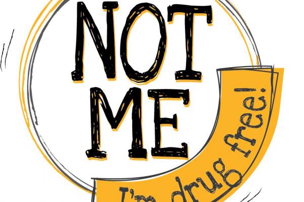 Not Me I'm Drug Free Logo